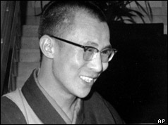 The Dalai Lama pictured in September 1959 in India