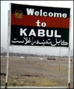 Kabul signpost