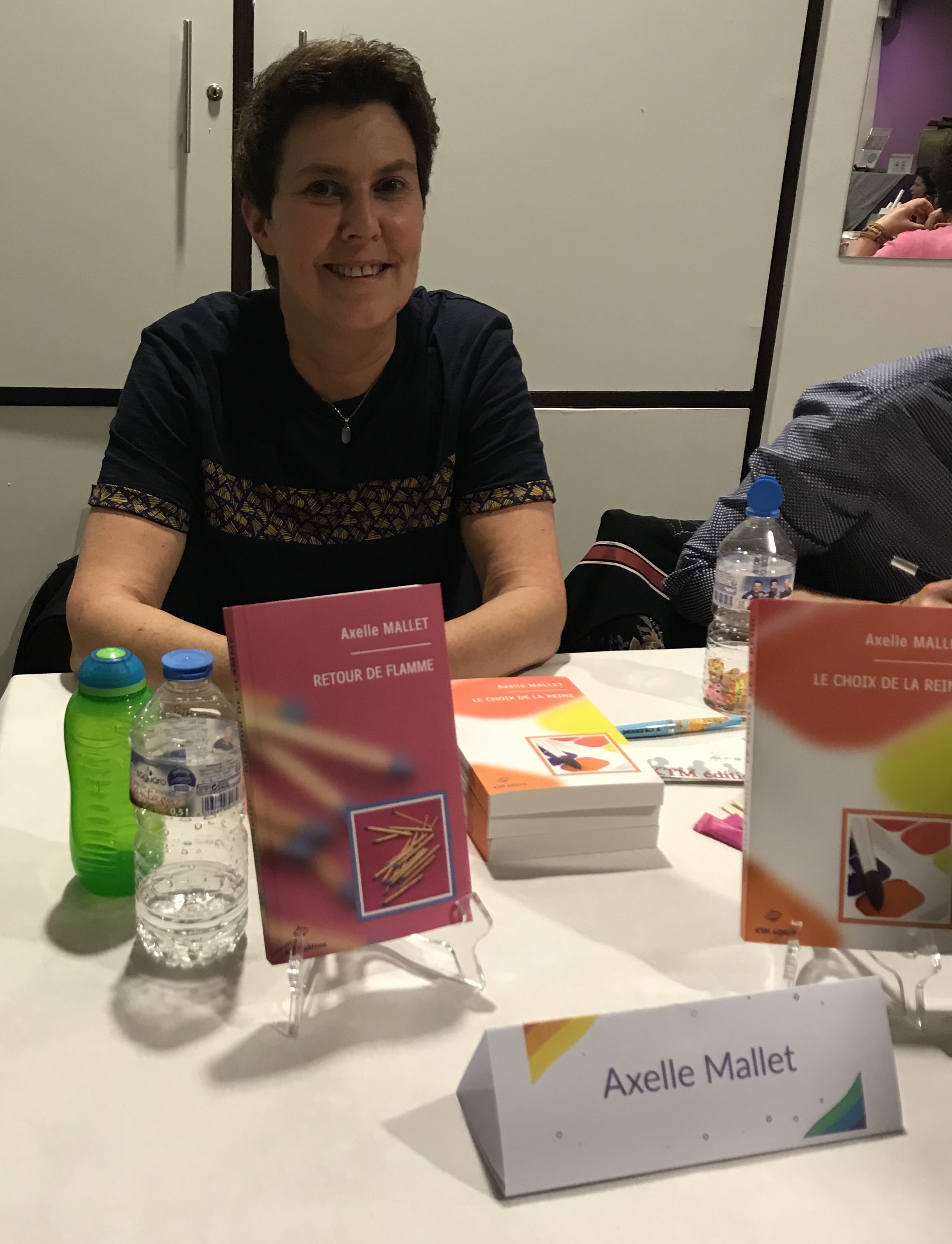 Axelle Mallet au F/F day 2019, les rencontres du livre lesbien