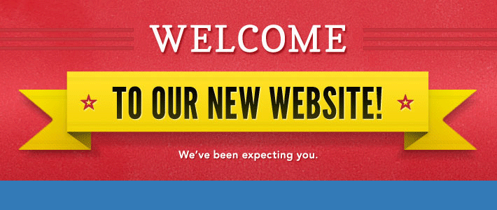 Welcome to our new website!
