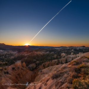 Annular Eclipse Above Utah