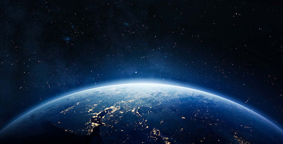 Destination Management Companies slider image of planet on space 