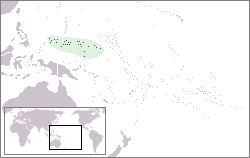 Kart over Mikronesiaføderasjonen