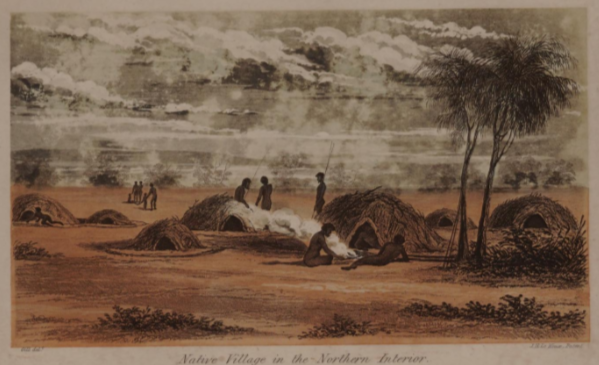 File:Painting of Aboriginal huts near Milparinka.png