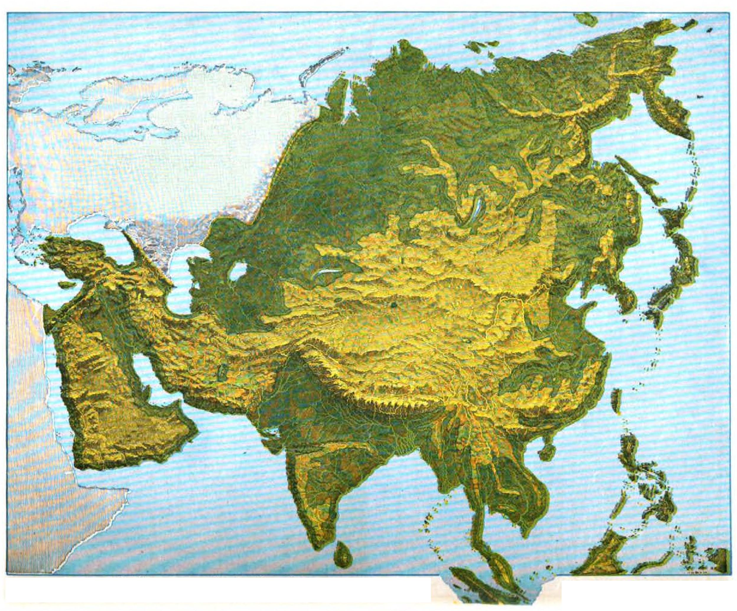 Maury Geography 115A Asia relief