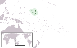 Location of Republic of the Marshall Islands