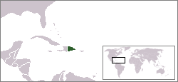 Dominikanska republiken - Lokalisering