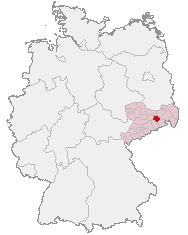 Staðsetning Dresden