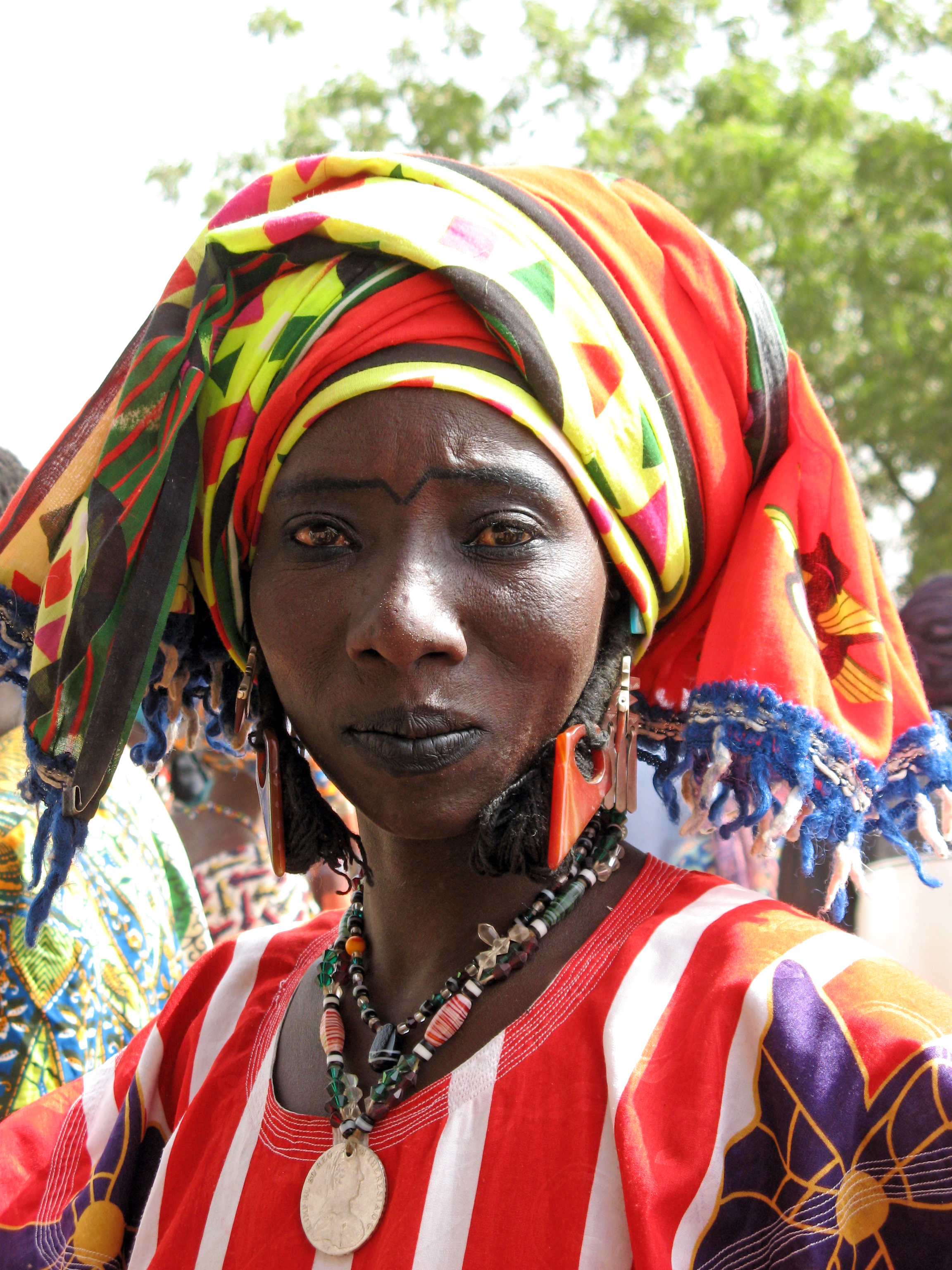 Une femme peule au Burkina Faso.