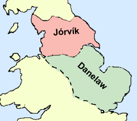 O Danelaw e Jórvik.