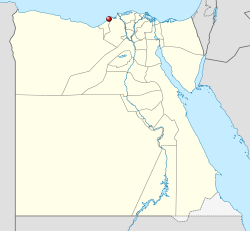 Alexandria trên bản đồ Ai Cập