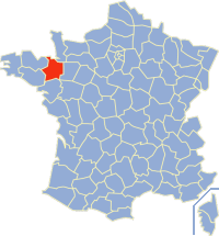 Poziția regiunii Ille-et-Vilaine