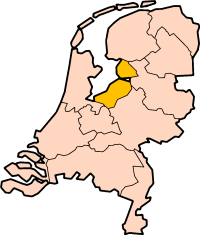 Poloha provincie Flevoland v Holandsku (klikacia mapa)