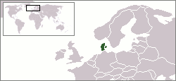Location of Dinamarka, Denmark