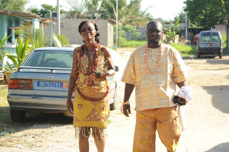 Mariage en tenue traditionel Bété (Centre-Ouest de la Côte d'Ivoire)