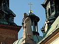 English: Metropolitan cathedral. Statue of Saint Josaphat Kuntsevych by Marcin Rożek Polski: Archikatedra. Rzeźba Marcina Rożka przedstawiająca św. Jozafata Kuncewicza
