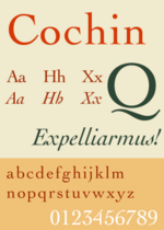 Thumbnail for Cochin (typeface)
