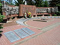 Örök láng a kurszki csatában meghaltak tiszteletére (Prohorovka, Oroszország)