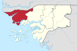 Regione di Cacheu – Localizzazione