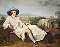 Goethe en la campiña romana es un óleo sobre lienzo realizado por Johann Heinrich Wilhelm Tischbein en 1787. Representa a Johann Wolfgang von Goethe durante su primer viaje a Italia descansando entre ruinas de época clásica. Instituto Städel, Fráncfort del Meno. Por Johann Heinrich Wilhelm Tischbein.