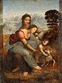 باکره و کودک به‌همراه حنای قدیس اثر لئوناردو دا وینچی.