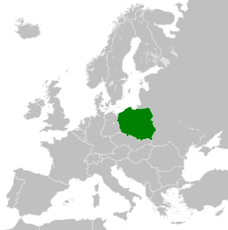 Location of Polsha Xalq Respublikasi