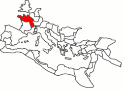 Situs provinciae Galliae Lugdunensis in imperio Romano