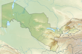 Aralkum ubicada en Uzbekistán