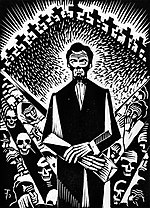 Thumbnail for File:The Gettysburg Address Abraham Lincoln Biography in Woodcuts 1933 Charles Turzak.jpg