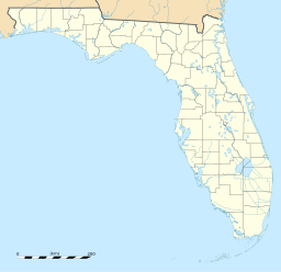 Ortens läge i Florida