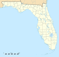 Pensacola在佛羅里達州的位置