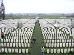 בית הקברות הצבאי הבריטי טיין קוט בבלגיה