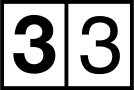 Logotip del 33