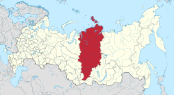クラスノヤルスク地方の位置
