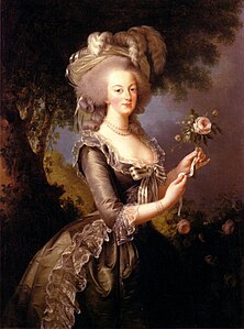 Élisabeth Vigée-Lebrun Marie Antoinette dengan Mawar, 1783