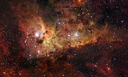 Mlhovina Eta Carinae. Autor: ESO.