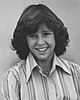 Black-and-white photograph of Kristy McNichol in 1977