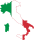 Италия географиясе