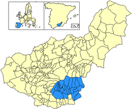 Alpujarra Granadina – Mappa