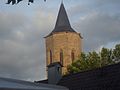 Der 52 m hohe Turm der Michalskirche Waiblingen