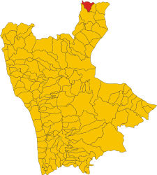 Nocara – Mappa