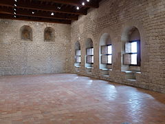 Salle principale du château des Adhémar.