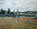 Claude Monet Le Champ de coquelicots près de Vétheuil (1879-1880)
