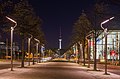 19. A kivilágított berlini tévétorony távolról (Berlin, Németország) (javítás)/(csere)