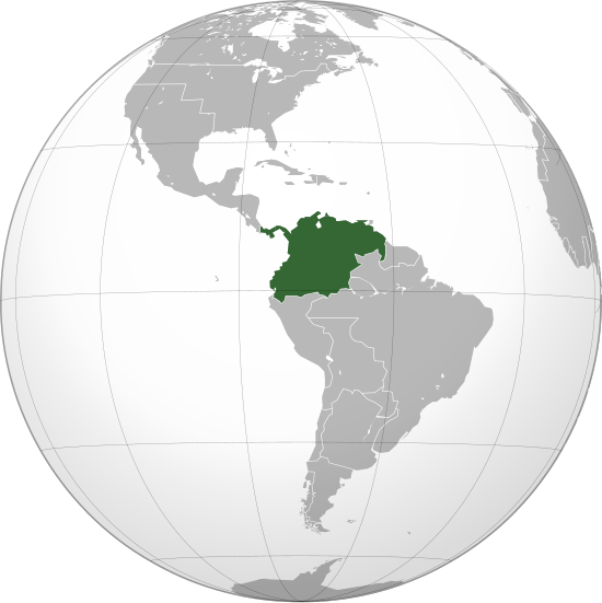 File:Great Colombia (orthographic projection).svg
