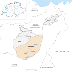 Karte von Schwende-Rüte