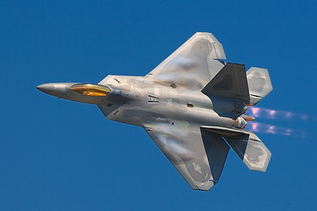 Lockheed Martin F-22A Raptor at Supercruise, by Rob Shenk