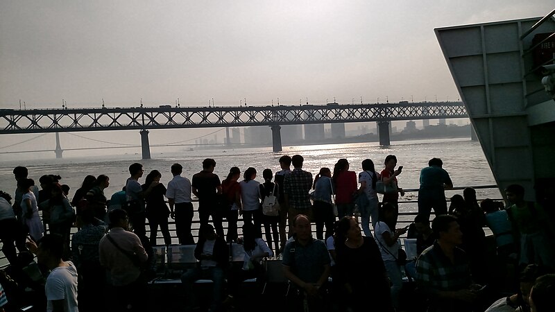 File:People on the Ferry in Wuhan.jpg