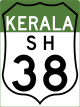 State Highway 38 (Kerala) shield}}