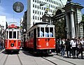 Taksim-Tünel arası çalışan Nostaljik tramvay